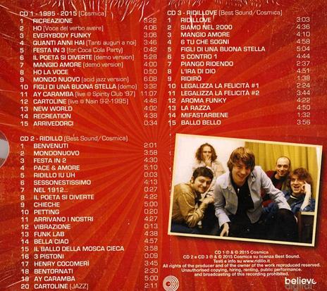 1995 - 2015 - CD Audio di Ridillo - 2