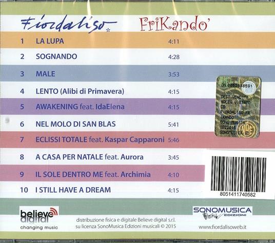 Frikandò - CD Audio di Fiordaliso - 2