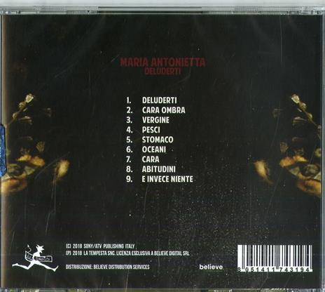 Deluderti - CD Audio di Maria Antonietta - 2