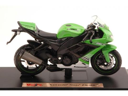 Modellino Maisto Mi10004Gr Kawasaki Ninja Zx-10R Green 1:18 - 2