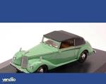 Oxford OXFASH002 ARMSTRONG SIDDELEY HURRICANE CABRIO CLOSED 1946 GREEN 1:43 Modellino