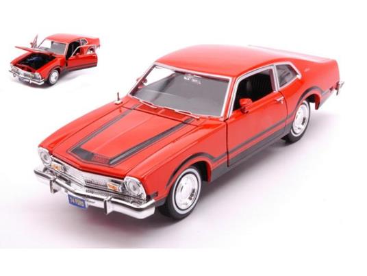 MOTORMAX MTM73332O FORD MAVERICK GRABBER 1974 ORANGE/BLACK 1:24 Modellino