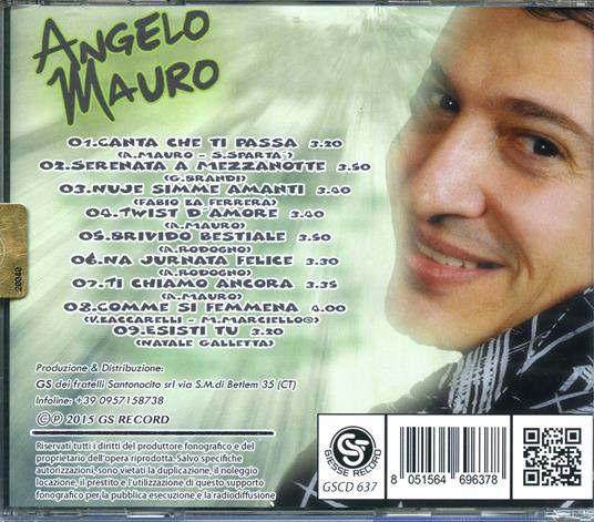 Amore E Fantasia - CD Audio di Angelo Mauro - 2