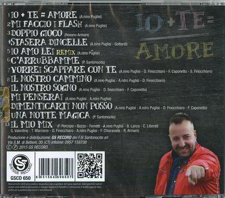 Io + Te = Amore - CD Audio di Nino Fiorello - 2