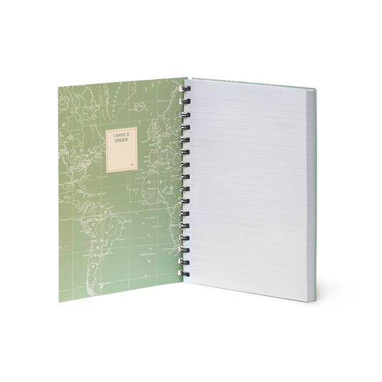 Taccuino A5 Legami Notebook con spirale a righe Viaggio. Travel - 3