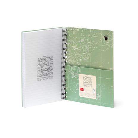 Taccuino A5 Legami Notebook con spirale a righe Viaggio. Travel - 4