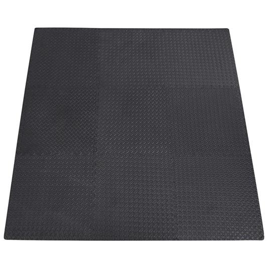 Tappeto Puzzle Tappetino Fitness Palestra Multiuso Schiuma EVA 12pz 60x60cm  Nero - ND - Casa e Cucina | IBS