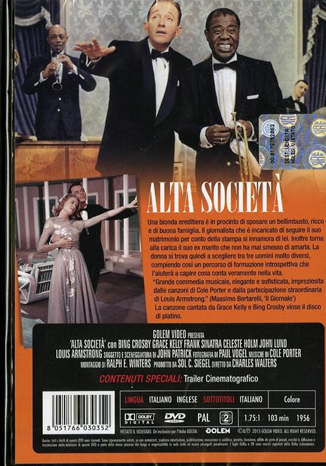 Alta società di Charles Walters - DVD - 2