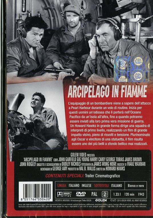 Arcipelago in fiamme (DVD) di Howard Hawks - DVD - 2
