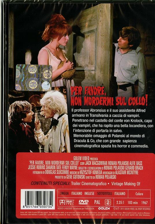 Per favore, non mordermi sul collo di Roman Polanski - DVD - 2