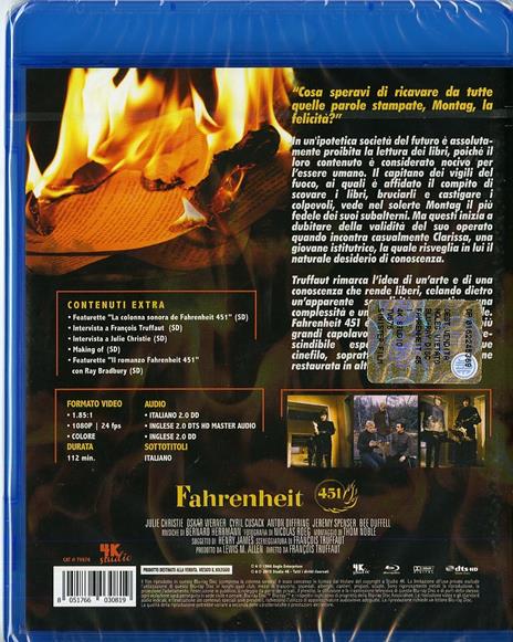 Fahrenheit 451 [Blu-ray]