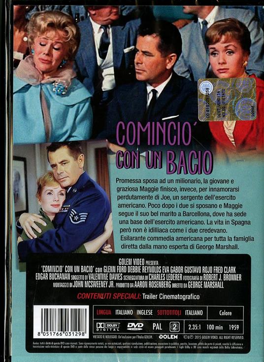 Cominciò con un bacio - DVD - Film di George Marshall Commedia | IBS