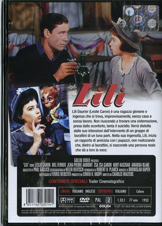 Lili - DVD - Film di Charles Walters Commedia | IBS