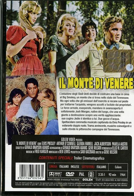 Il monte di Venere di Gene Nelson - DVD - 2