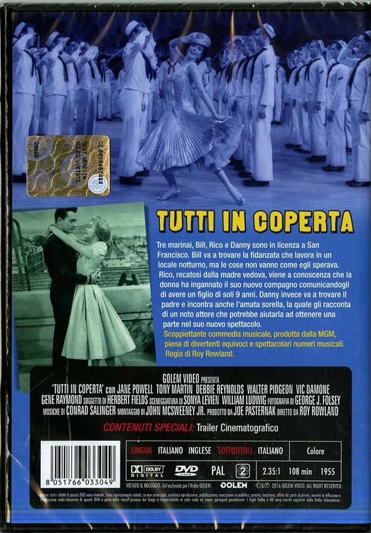 Tutti in coperta di Roy Rowland - DVD - 2