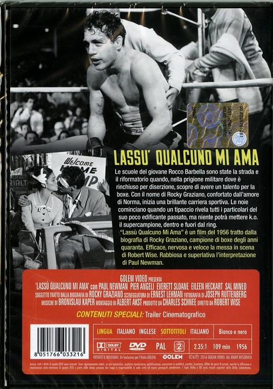 Lassù qualcuno mi ama di Robert Wise - DVD - 2