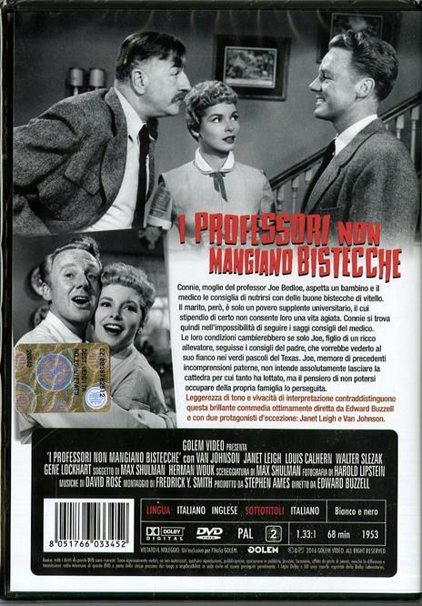 I professori non mangiano bistecche di Edward Buzzell - DVD - 2