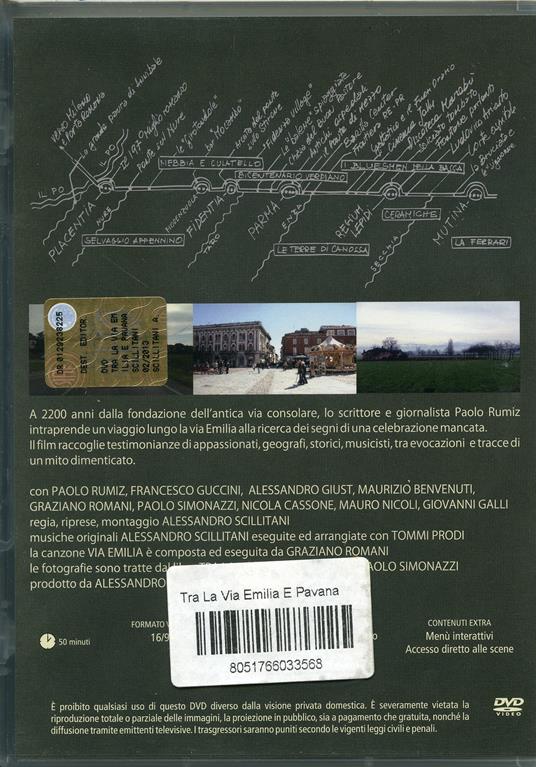 Tra la via Emilia e Pavana di Alessandro Scillitani - DVD - 2