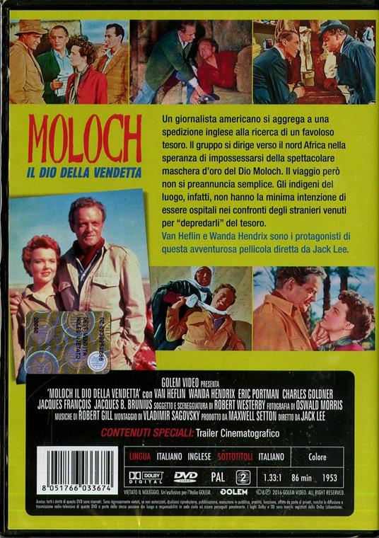 Moloch, il dio della vendetta di Jack Lee - DVD - 2