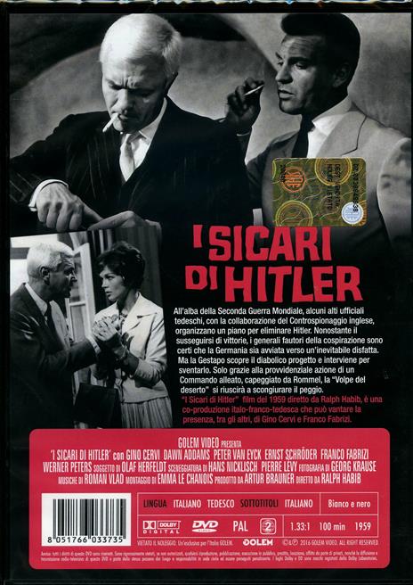 I sicari di Hitler di Ralph Habib - DVD - 2