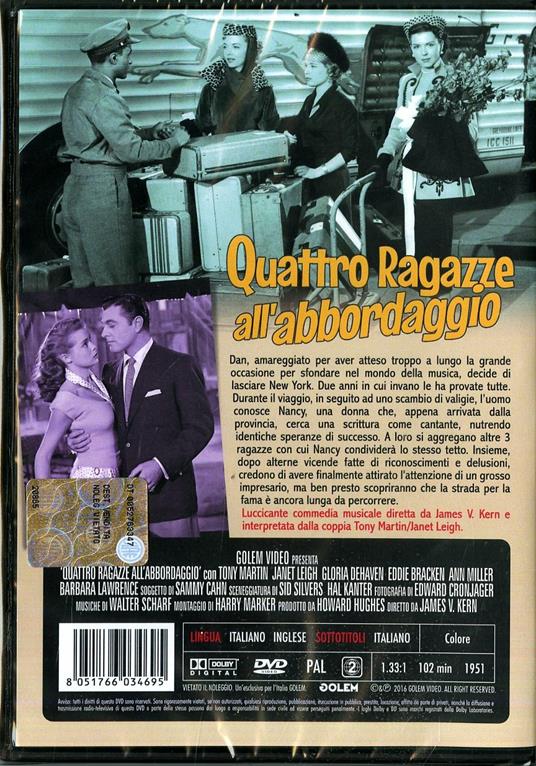 Quattro ragazze all'abbordaggio di James V. Kern - DVD - 2