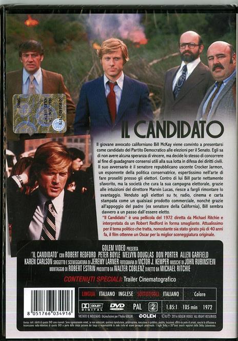 Il candidato di Michael Ritchie - DVD - 2