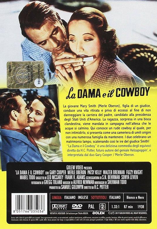 La dama e il Cowboy di Henry C. Potter - DVD - 2