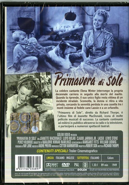 Primavera di sole (DVD) di Richard Thorpe - DVD - 2