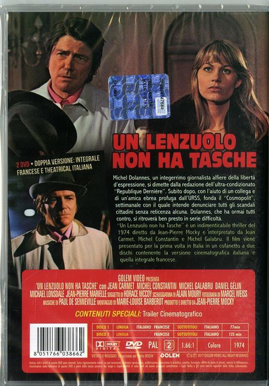 Un lenzuolo non ha tasche (DVD) di Jean-Pierre Mocky - DVD - 2