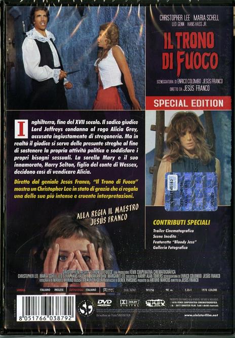 Il trono di fuoco (DVD) di Jesus Franco - DVD - 2