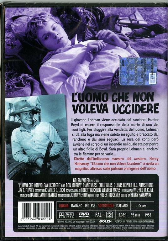 L' uomo che non voleva uccidere (DVD) di Henry Hathaway - DVD - 2