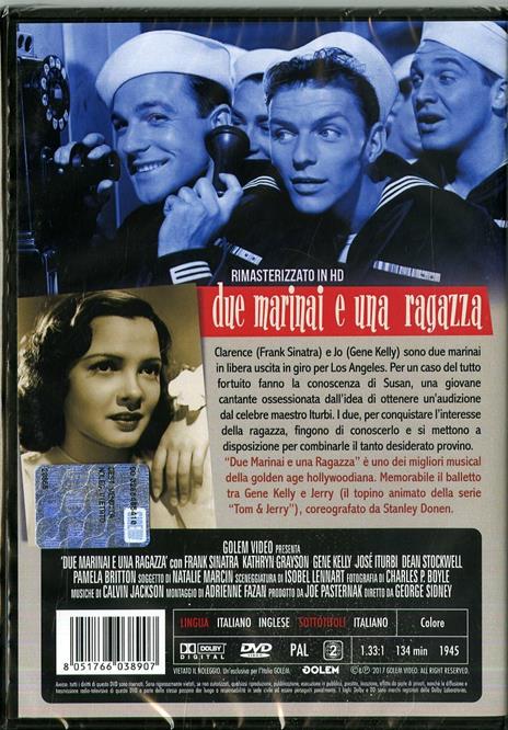 Due marinai e una ragazza. Rimasterizzato in HD (DVD) di George Sidney - DVD - 2