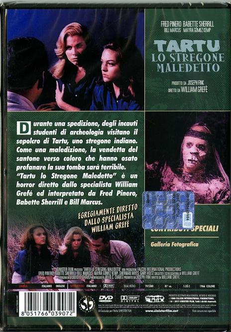 Tartu lo stregone maledetto (DVD) di William Grefe - DVD - 2