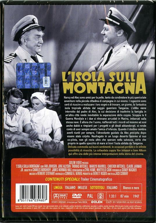 L' isola sulla montagna (DVD) di Jack Conway - DVD - 2
