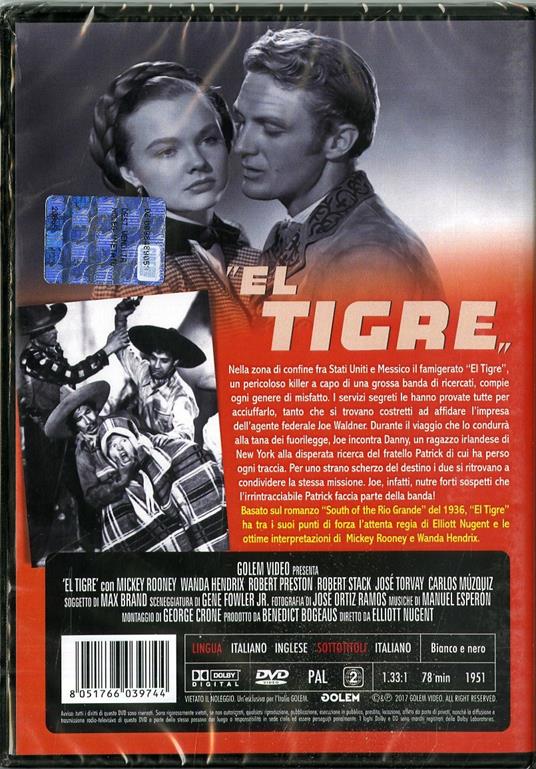El Tigre (DVD) di Elliott Nugent - DVD - 2