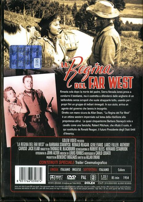 La regina del Far West (DVD) di Allan Dwan - DVD - 2