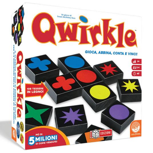 Qwirkle. Gioco da tavolo - MS Edizioni - Giochi di ruolo e strategia -  Giocattoli