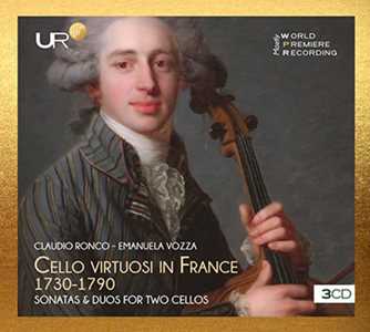 CD Cello Virtuosi In France 1730-1790 