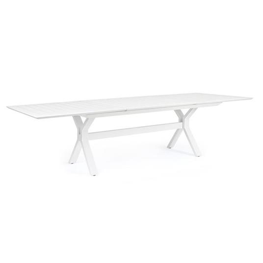Tavolo allungabile da esterno Kenyon bianco cm 110 x 200/300 - ND - Idee  regalo | IBS