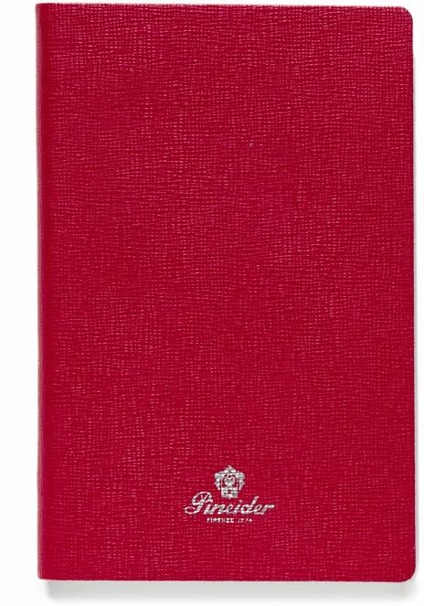 Taccuino Pineider, Notes Milano, 96F, 80G, Fucsia Bordo Argento - 9 x 14 cm - 2