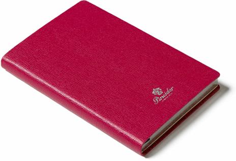 Taccuino Pineider, Notes Milano, 96F, 80G, Fucsia Bordo Argento - 9 x 14 cm - 4