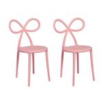 Qeeboo -  Set 2 Sedie Ribbon Pink