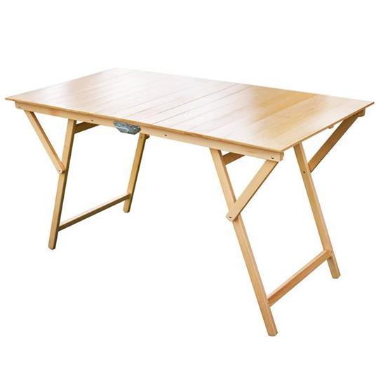 tavolo da giardino pieghevole salvaspazio in legno 70x140 - Milani Home -  Idee regalo | IBS