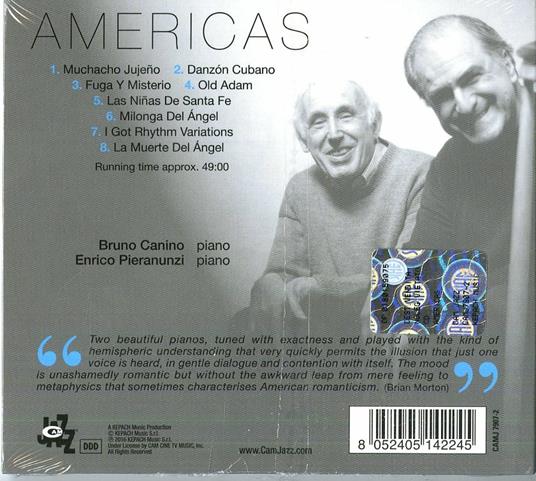 Americas - CD Audio di Enrico Pieranunzi,Bruno Canino - 2