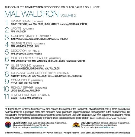 Mal Waldron vol.2 - CD Audio di Mal Waldron - 2