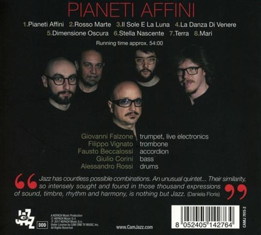 Pianeti affini - CD Audio di Giovanni Falzone - 2