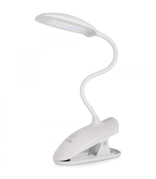 Lampada Da Tavolo Scrivania A Led Luce Ricaricabile Touch Snodabile Con  Pinza - Trade Shop TRAESIO - Idee regalo | IBS