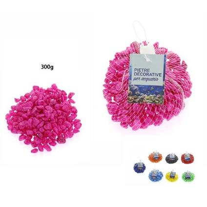 Pietre Decorative Per Acquario 300 Gr Decorazione Giardino In Vari Colori  70251