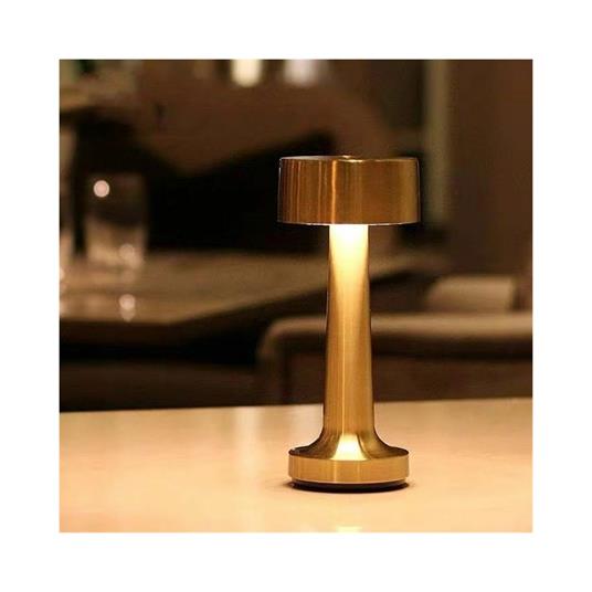 Lampada Da Tavolo A Led Vintage Ricaricabile Usb Lume Luce Calda Per Bar  Locali