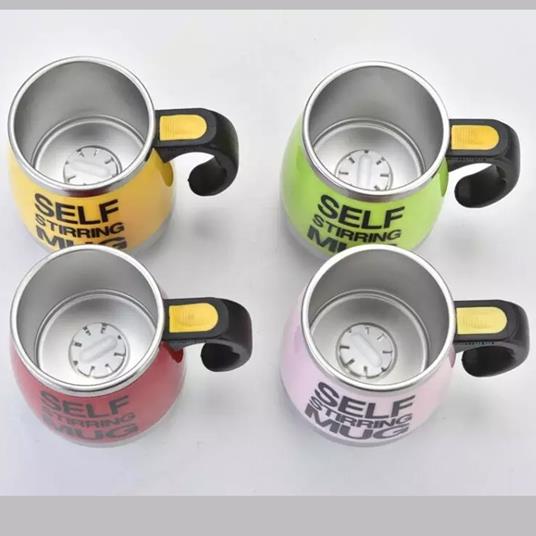 Tazza Bicchiere Automescolante Cili Stirring Mug Per Cappuccino Latte  Colazione